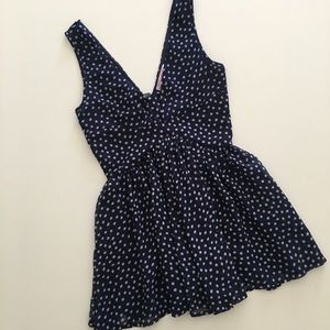 ASOS Petite Blude Polka Dot playsuit Size 1